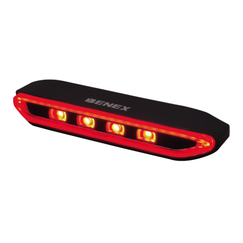 StVZO & ECE E-Mark LED E-Bike Rear Light for Rack with Brake Light